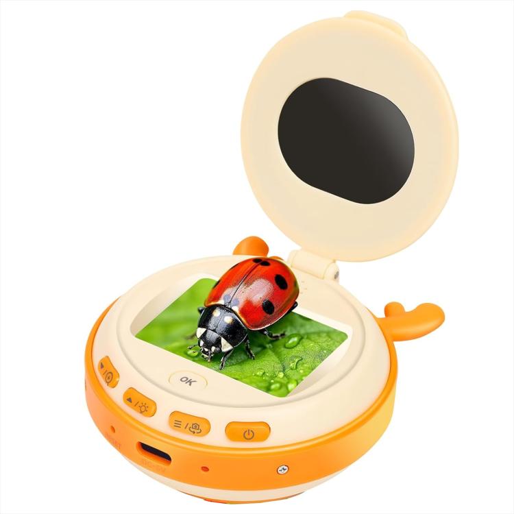 Microscopio electrónico digital para niños HM020F con pantalla IPS de 2,0 pulgadas, HM020F