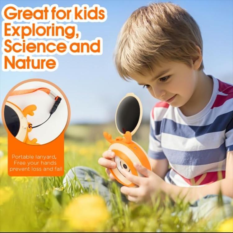 Microscopio electrónico digital para niños HM020F con pantalla IPS de 2,0 pulgadas, HM020F