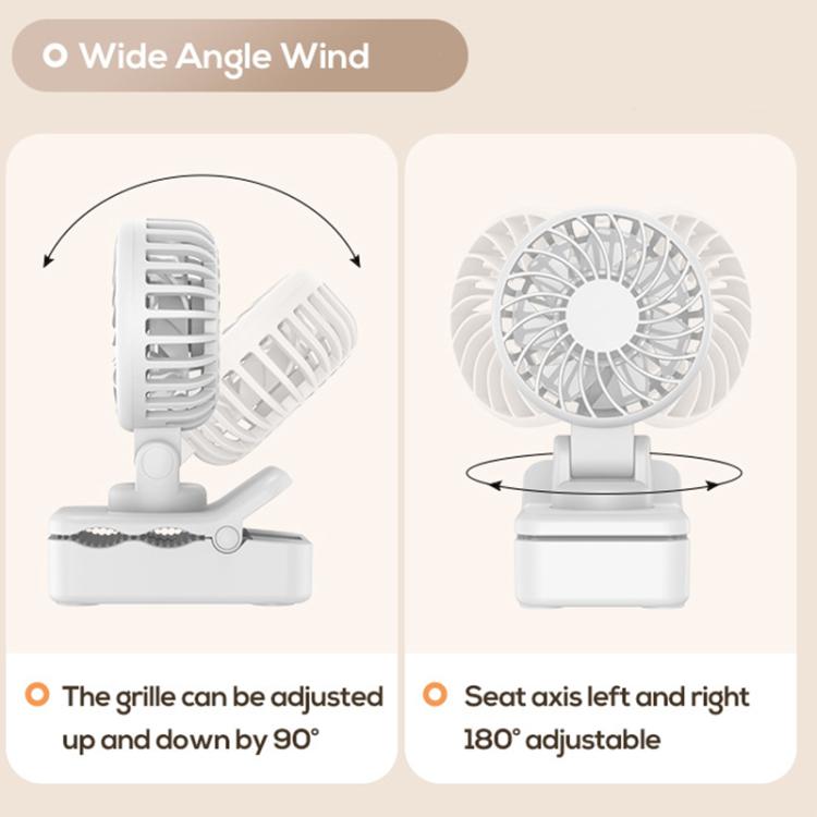 Mini ventilador eléctrico multifuncional con clip DQ259