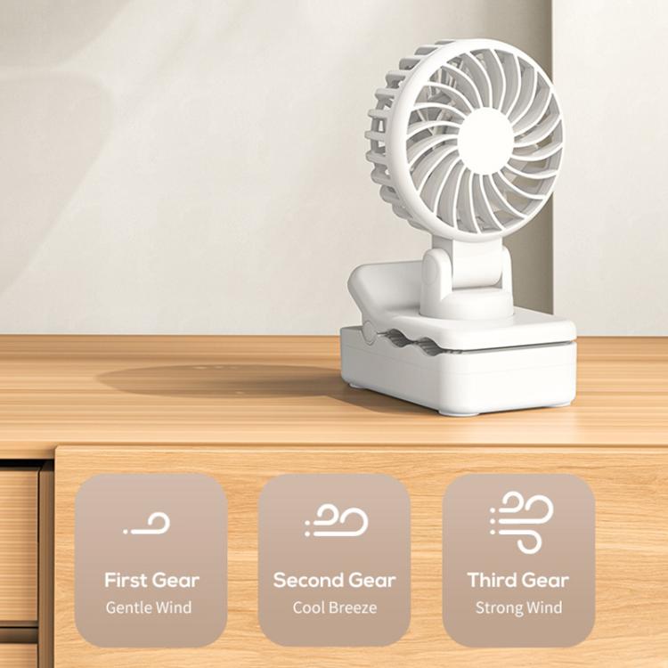 Mini ventilador eléctrico multifuncional con clip DQ259