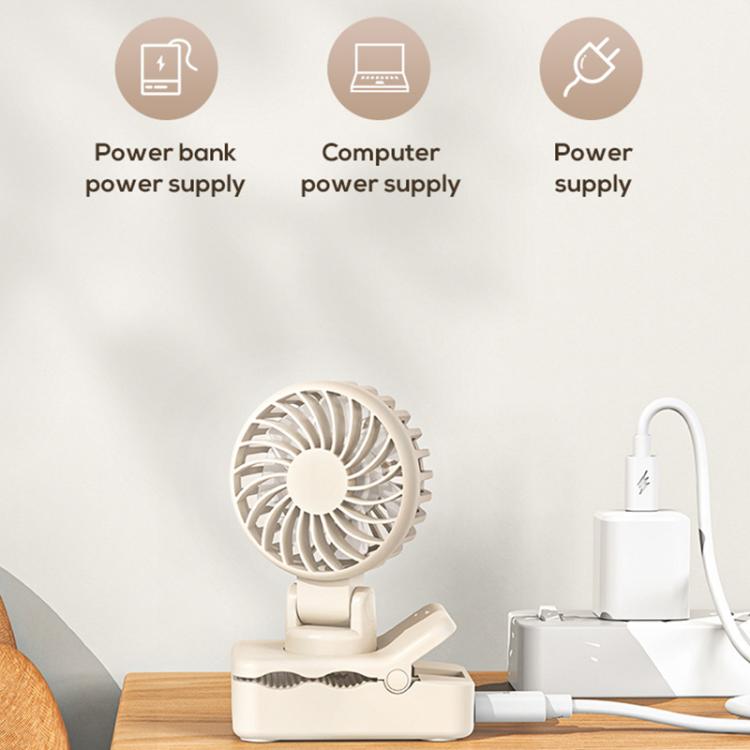 Mini ventilador eléctrico multifuncional con clip DQ259