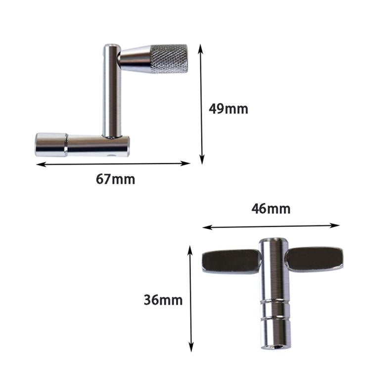 Llave de tambor universal CT-826 con orificio cuadrado en forma de T para batería., CT-826