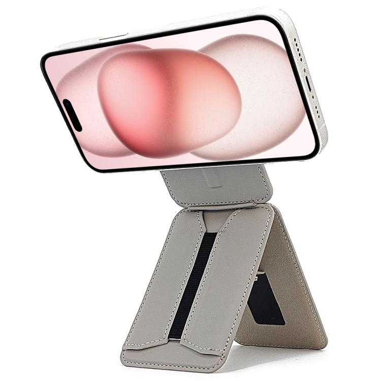 Soporte para teléfono MagSafe para transmisiones en vivo con tarjetero y banda elástica