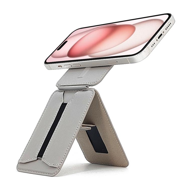Soporte para teléfono MagSafe para transmisiones en vivo con tarjetero y banda elástica