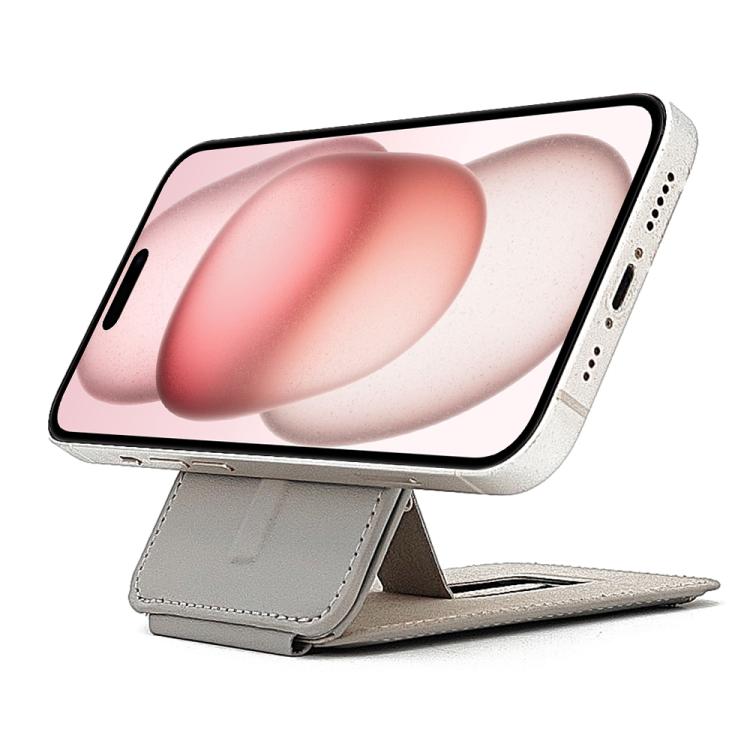 Soporte para teléfono MagSafe para transmisiones en vivo con tarjetero y banda elástica