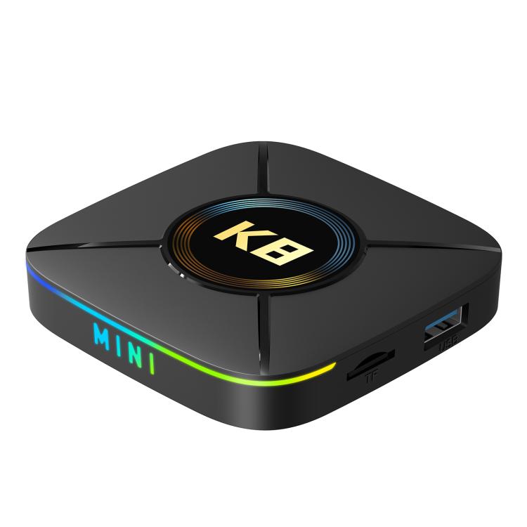HK1 K8MINI 4K UHD Android 14 Smart TV Box con control remoto, RK3518 Quad-Core, 2GB+16GB, 2GB+32GB