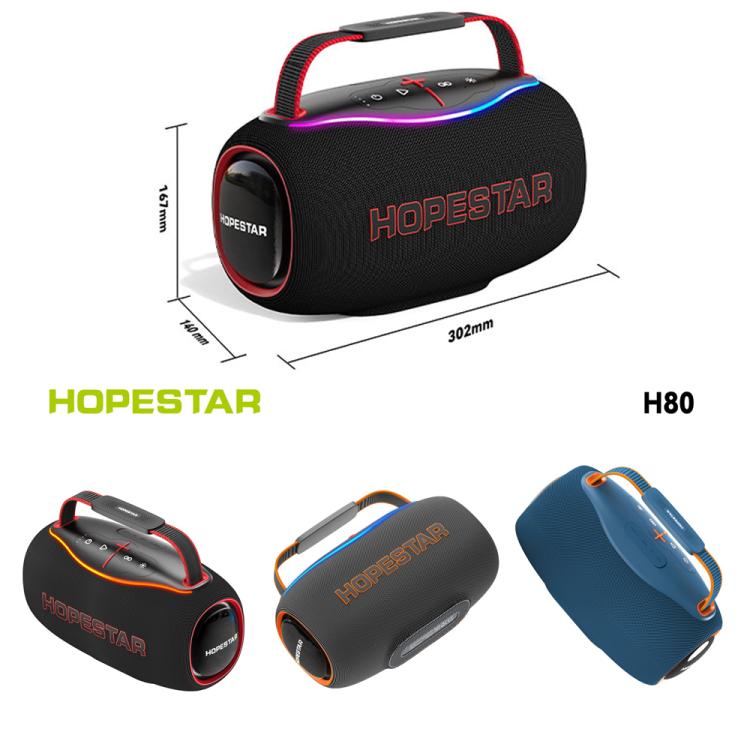 Altavoz Bluetooth portátil e impermeable para exteriores HOPESTAR H80 de 80 W