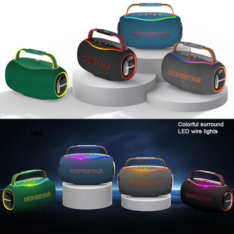 Altavoz Bluetooth portátil e impermeable para exteriores HOPESTAR H80 de 80 W
