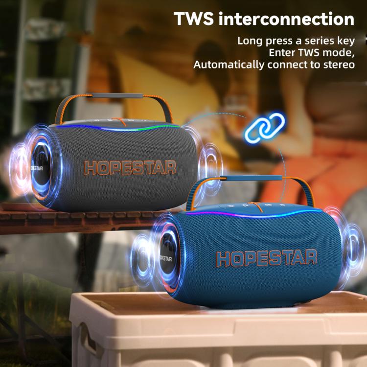 Altavoz Bluetooth portátil e impermeable para exteriores HOPESTAR H80 de 80 W