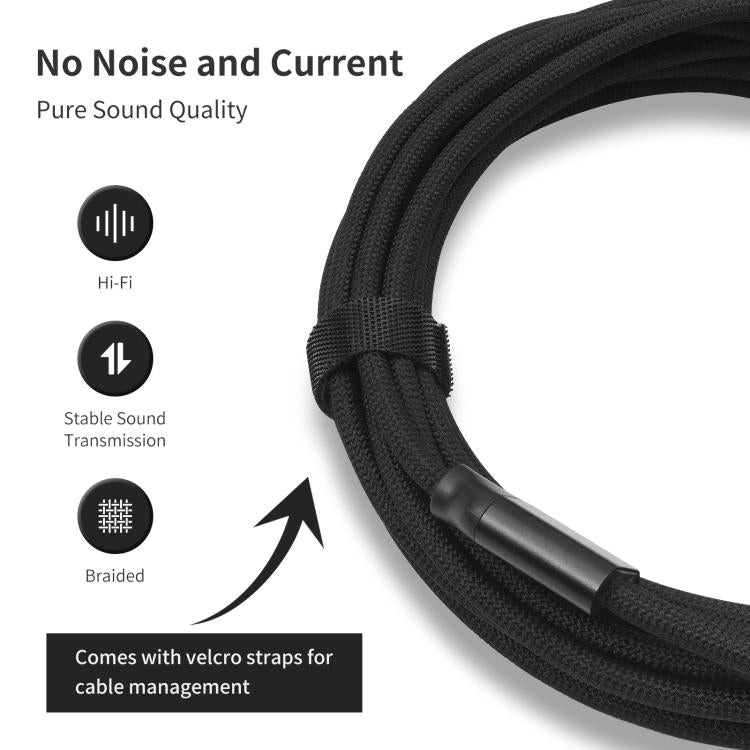 Cable de audio de 2 RCA macho a 2 RCA macho, 1m, 2m, 3m, 5m, 7.6m