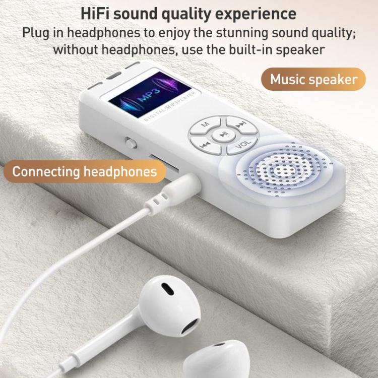Reproductor de música MP3/MP4 Bluetooth con pantalla digital multifuncional T09, Without Memory Card