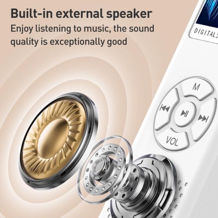 Reproductor de música MP3/MP4 Bluetooth con pantalla digital multifuncional T09, Without Memory Card