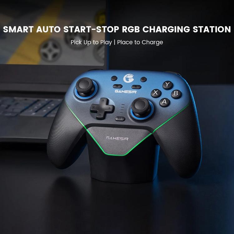 Mando inalámbrico GameSir Super Nova T4 Nova Pro Tri-Mode para PC / Steam / Switch / iOS / Android, T4 Nova Pro Blue, T4 Nova Pro Pink