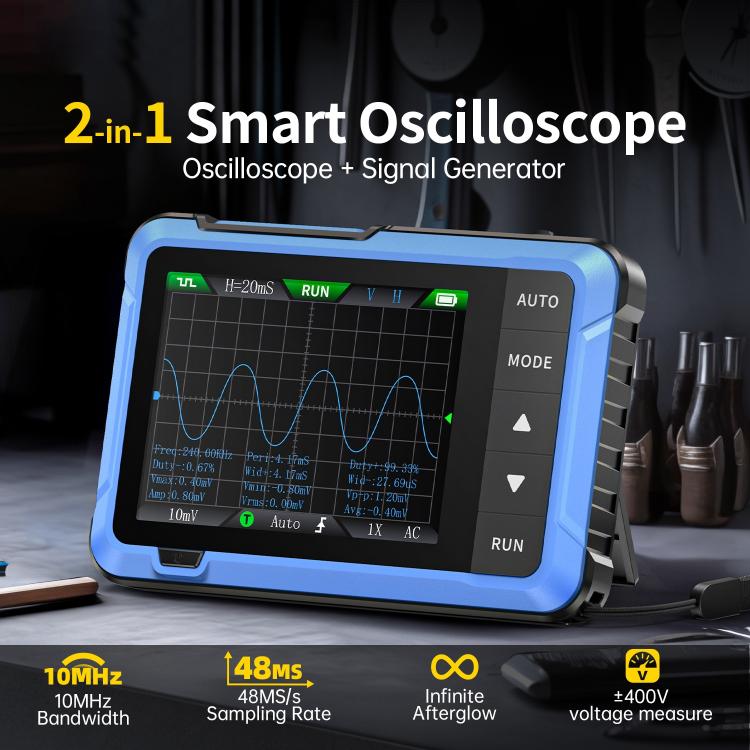 Osciloscopio portátil digital de mano FNIRSI DSO510, DSO510