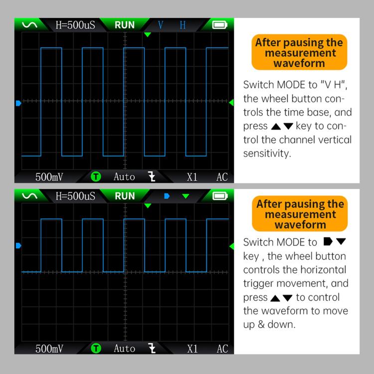 Osciloscopio portátil digital de mano FNIRSI DSO510, DSO510