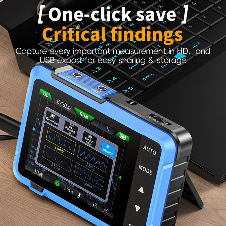 Osciloscopio portátil digital de mano FNIRSI DSO510, DSO510