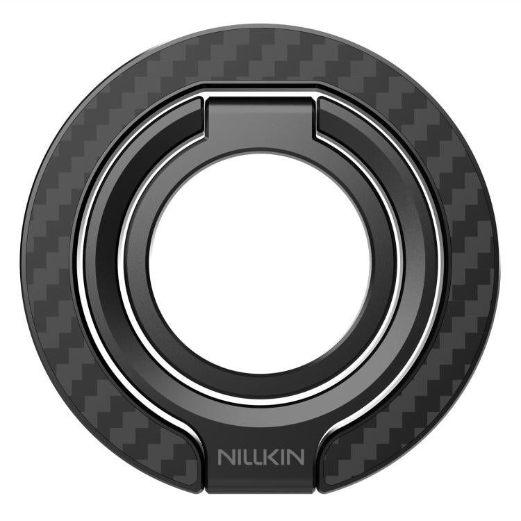 Soporte magnético de anillo para teléfono NILLKIN NKL13 FiberSnap con rotación de 360 grados y doble cara.