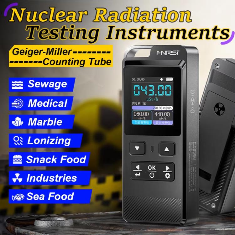 Detector de radiación personal FNIRSI GC-02 con alarma, FNIRSI GC-02