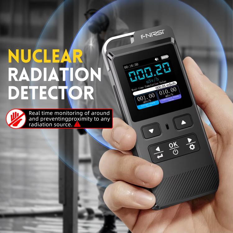 Detector de radiación personal FNIRSI GC-02 con alarma, FNIRSI GC-02