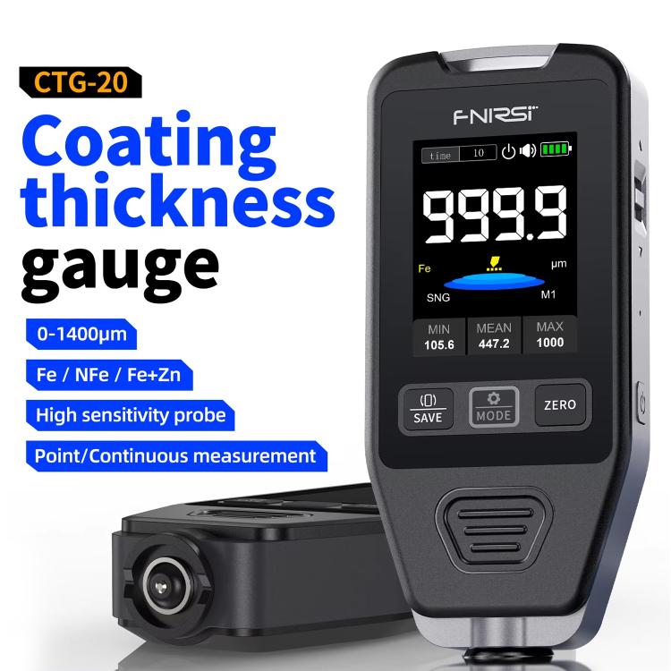 Medidor de espesor de pintura para automóviles Fnirsi CTG-20, Fnirsi CTG-20