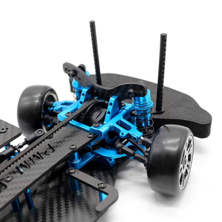Chasis PMM Racing Trf416 1:10 con transmisión por correa y tracción 4x4. Chasis para coche teledirigido.