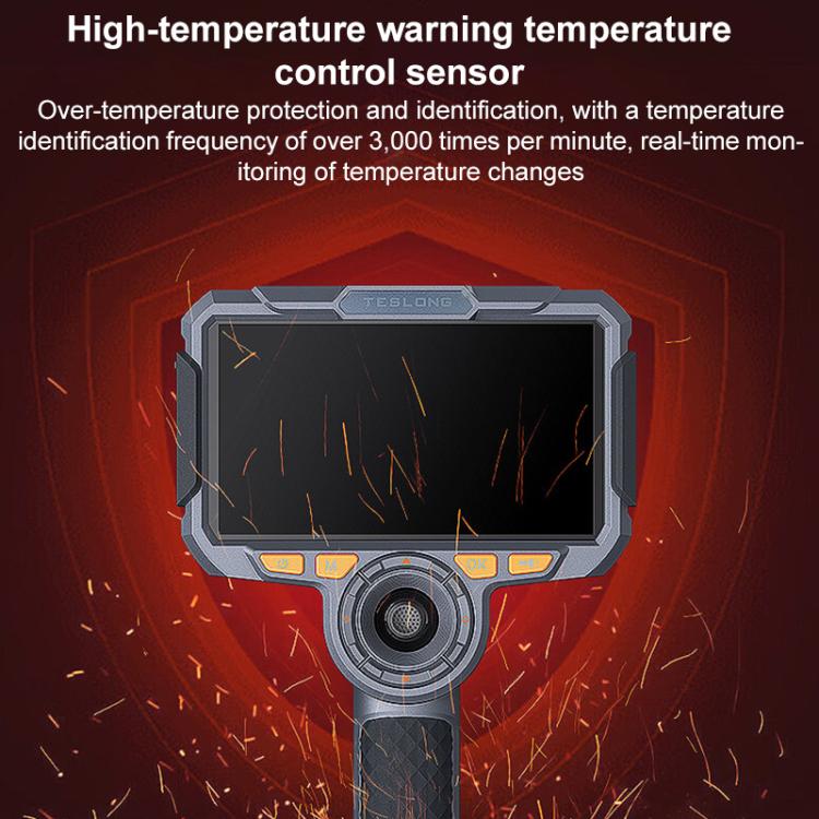 Endoscopio industrial TESLONG TF600 con pantalla de 6 pulgadas, giro de 360 grados, compatible con Wi-Fi y cable de 1,55 m de longitud., 3.9mm Single Lens, 6.5mm Single Lens, 6.5mm Dual Lens