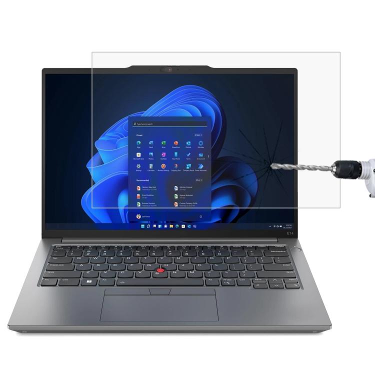 Protector de pantalla de cristal templado HD para portátil, For ThinkPad E14 Gen 5 / E14 2024 / 2023