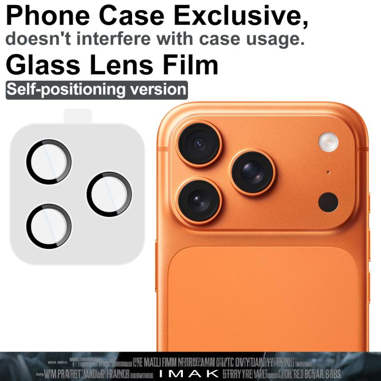Funda para teléfono Imak con lente de cámara trasera de cristal, exclusiva y con sistema de autoposicionamiento., For iPhone 17 Pro / 17 Pro Max, For iPhone 17, For iPhone Air, For iPhone 16 Pro / 16 Pro Max, For iPhone 16 / 16 Plus                    ...