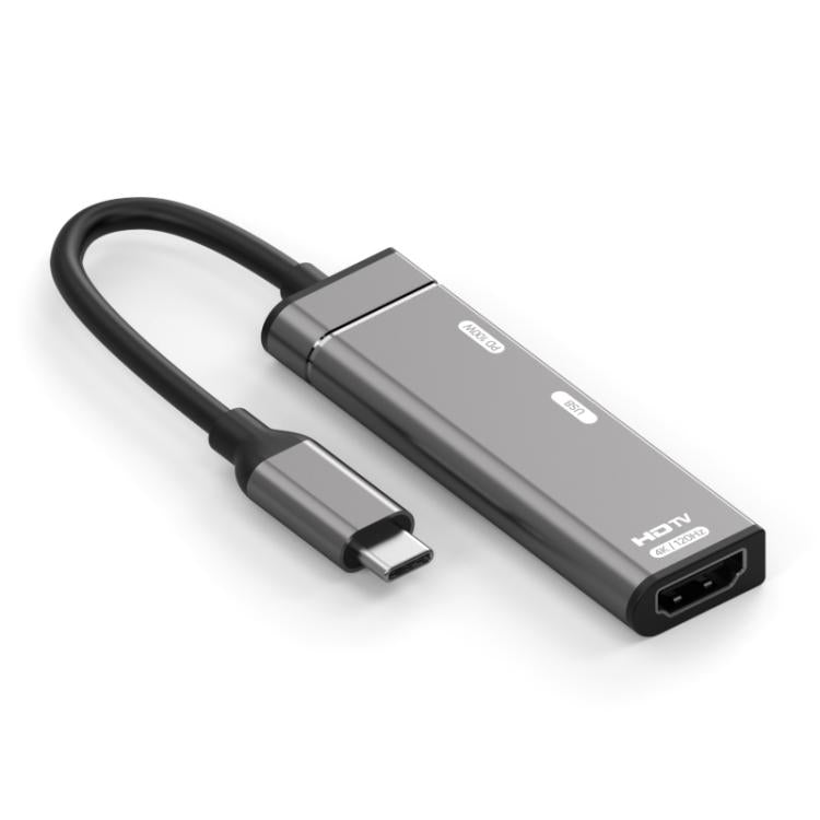 Estación de acoplamiento USB-C a USB-C, USB-A, HDMI HUB, Type-C to Type-C+USB+HDMI
