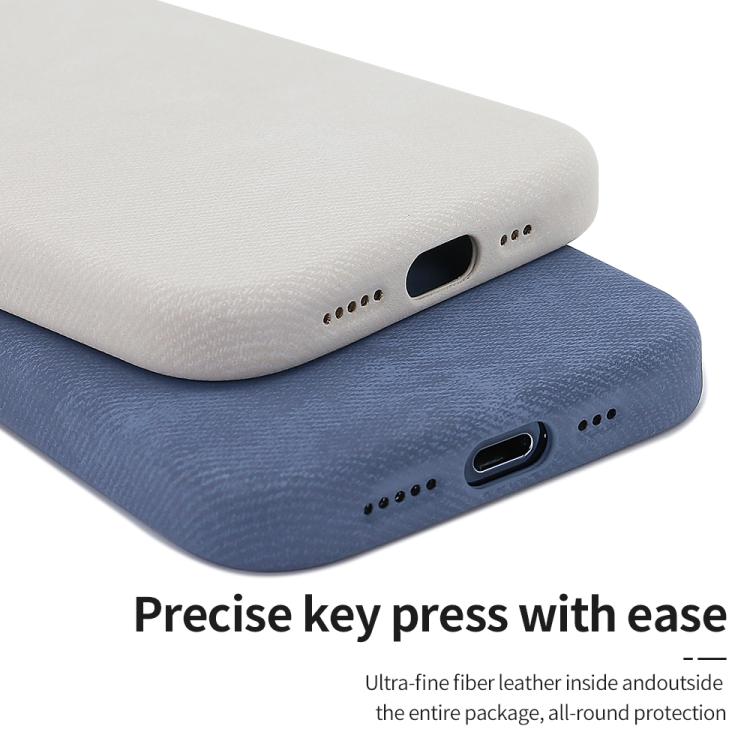 Funda para teléfono VIETAO Retro Denim Texture de piel sintética con MagSafe, For iPhone 17 Pro Max, For iPhone 17 Pro, For iPhone 17, For iPhone Air, For iPhone 16 Pro Max, For iPhone 16 Pro, For iPhone 16, For iPhone 15 Pro Max