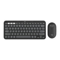 Conjunto de teclado y ratón inalámbricos Bluetooth delgados y ligeros PEBBLE 2 COMBO de 罗技