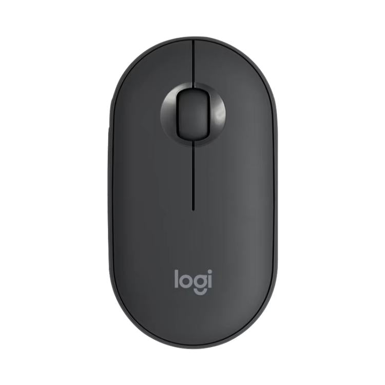 Ratón inalámbrico Bluetooth Logitech PEBBLE M350 de 1000 DPI, ultrafino y de modo dual.