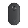 Ratón inalámbrico Bluetooth Logitech PEBBLE M350 de 1000 DPI, ultrafino y de modo dual.