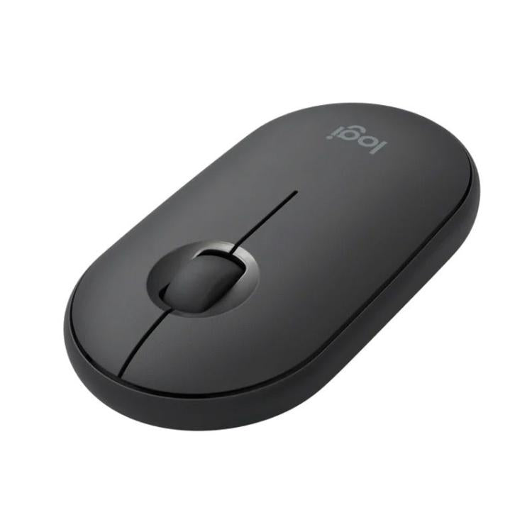 Ratón inalámbrico Bluetooth Logitech PEBBLE M350 de 1000 DPI, ultrafino y de modo dual.