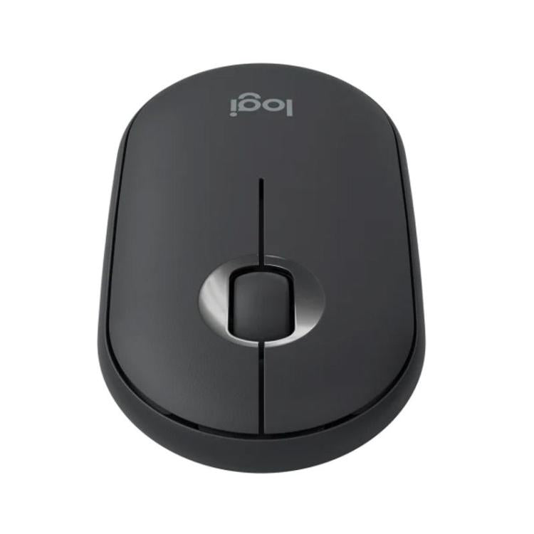 Ratón inalámbrico Bluetooth Logitech PEBBLE M350 de 1000 DPI, ultrafino y de modo dual.