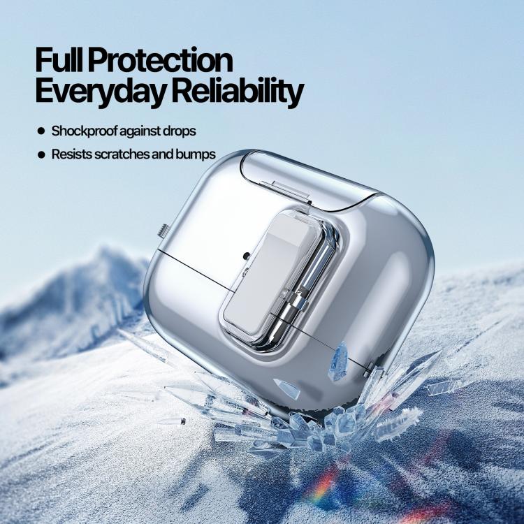 Estuche para auriculares con soporte y cierre de seguridad de la serie DUX DUCIS PECR, For AirPods Pro 3, For AirPods 4, For AirPods Pro 2