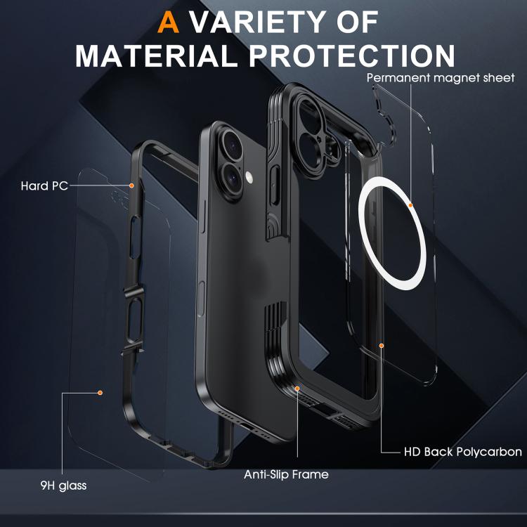 Funda para teléfono MagSafe de cristal templado RedPepper, For iPhone 17 Pro Max, For iPhone 17 Pro, For iPhone 17, For iPhone Air