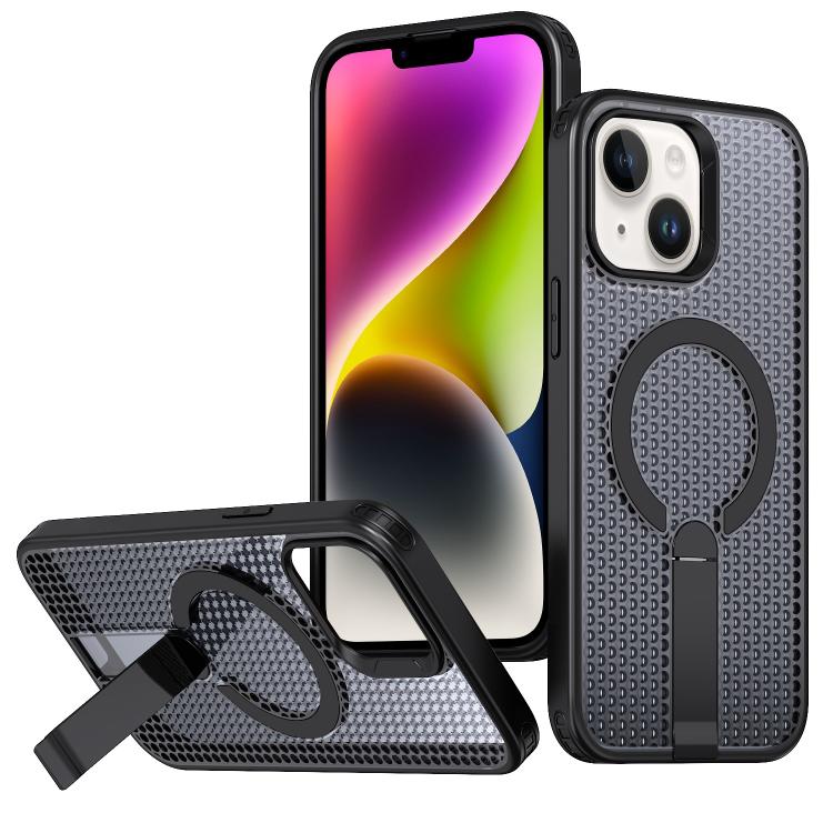 Funda para teléfono Kalebol Honeycomb Cooling MagSafe Holder, For iPhone 14 Pro Max, For iPhone 13 Pro Max, For iPhone 13