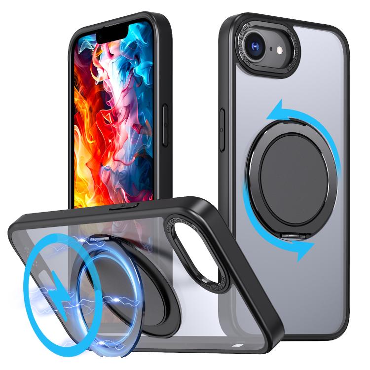 Funda para teléfono Kalebol con soporte magnético MagSafe giratorio de 360 grados, For iPhone 17e / 16e, For iPhone 17 Pro Max, For iPhone 17 Pro, For iPhone 17, For iPhone Air, For iPhone 16 Plus