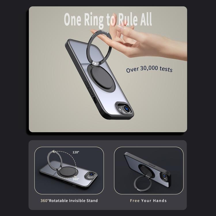 Funda para teléfono Kalebol con soporte magnético MagSafe giratorio de 360 grados, For iPhone 17e / 16e, For iPhone 17 Pro Max, For iPhone 17 Pro, For iPhone 17, For iPhone Air, For iPhone 16 Plus