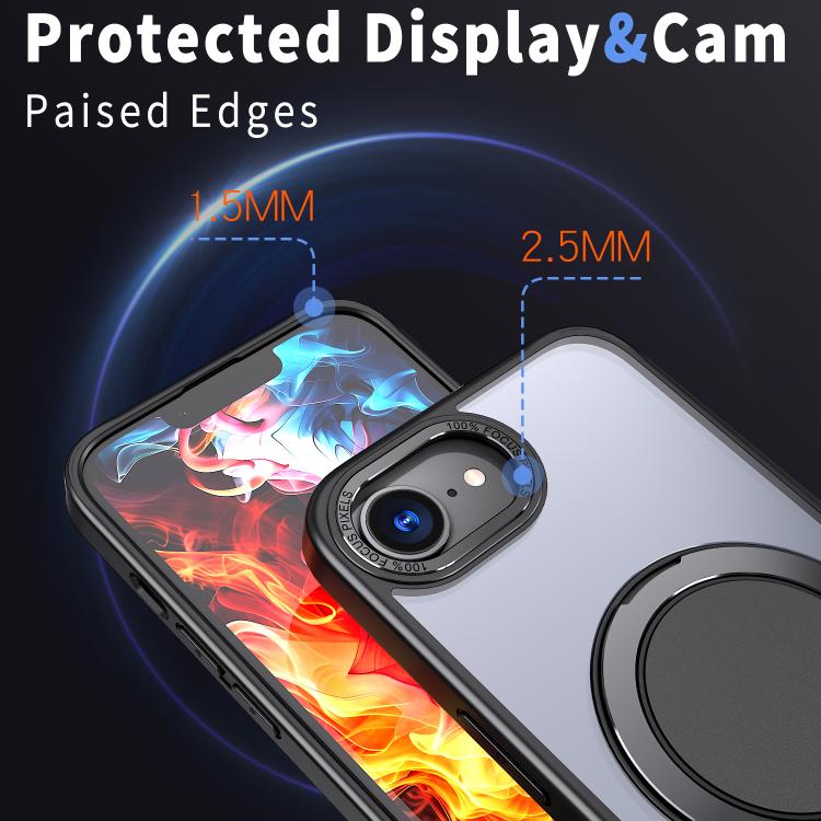 Funda para teléfono Kalebol con soporte magnético MagSafe giratorio de 360 grados, For iPhone 17e / 16e, For iPhone 17 Pro Max, For iPhone 17 Pro, For iPhone 17, For iPhone Air, For iPhone 16 Plus