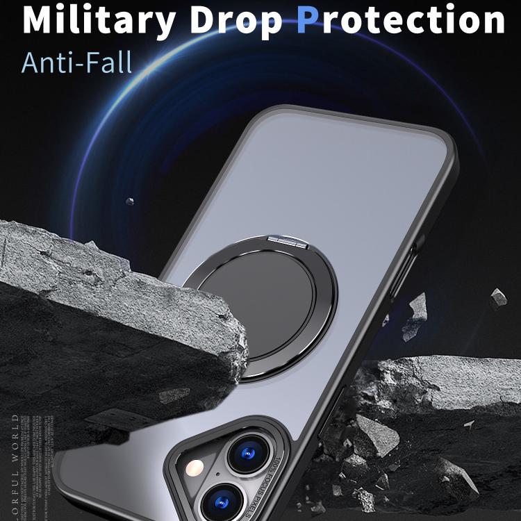 Funda para teléfono Kalebol con soporte magnético MagSafe giratorio de 360 grados, For iPhone 16
