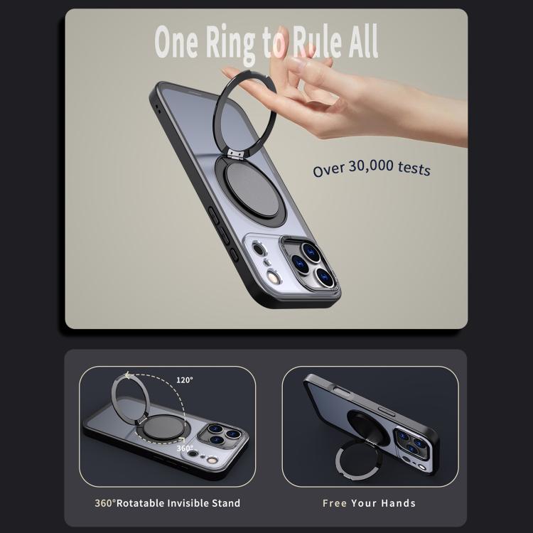 Funda para teléfono Kalebol con soporte magnético MagSafe giratorio de 360 grados, For iPhone 17e / 16e, For iPhone 17 Pro Max, For iPhone 17 Pro, For iPhone 17, For iPhone Air, For iPhone 16 Plus
