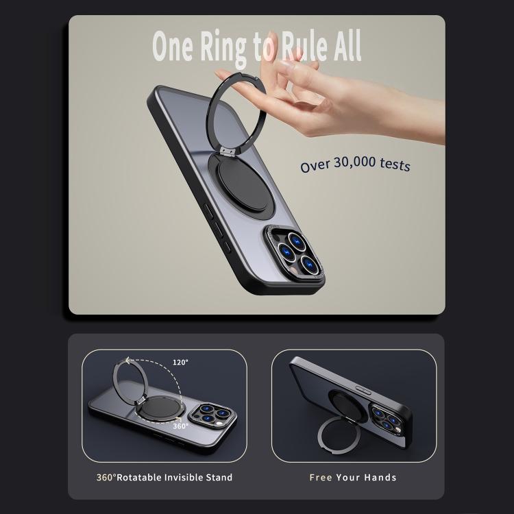 Funda para teléfono Kalebol con soporte magnético MagSafe giratorio de 360 grados, For iPhone 16 Pro, For iPhone 16 Pro Max, For iPhone 15 Pro Max, For iPhone 15 Pro, For iPhone 15, For iPhone 14