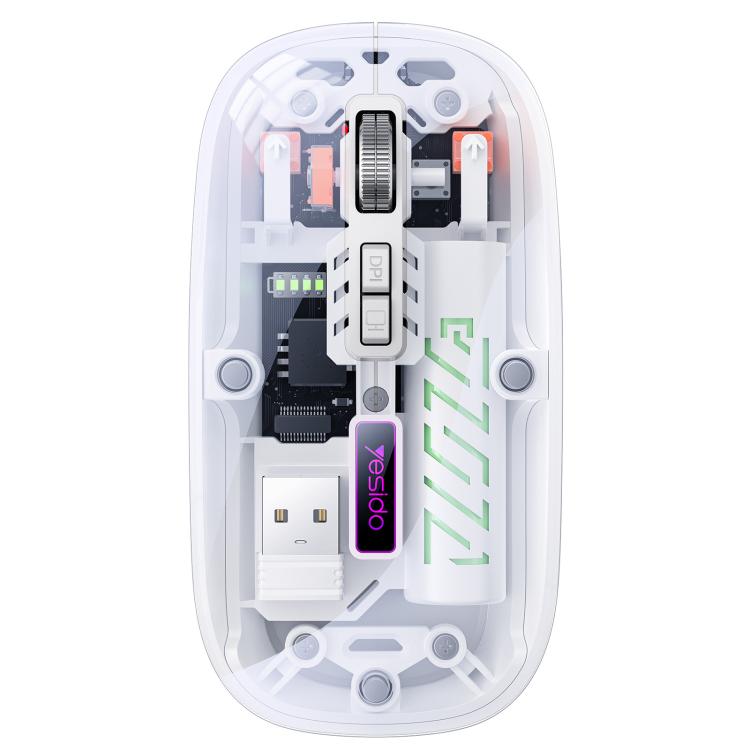 Ratón inalámbrico Bluetooth de modo dual Yesido KB29 transparente, KB29 (White), KB29 (Black)