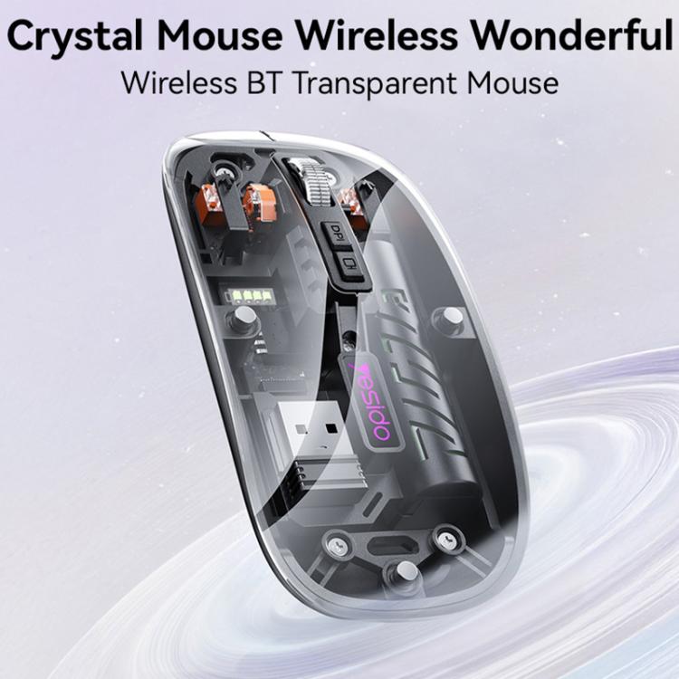 Ratón inalámbrico Bluetooth de modo dual Yesido KB29 transparente, KB29 (White), KB29 (Black)