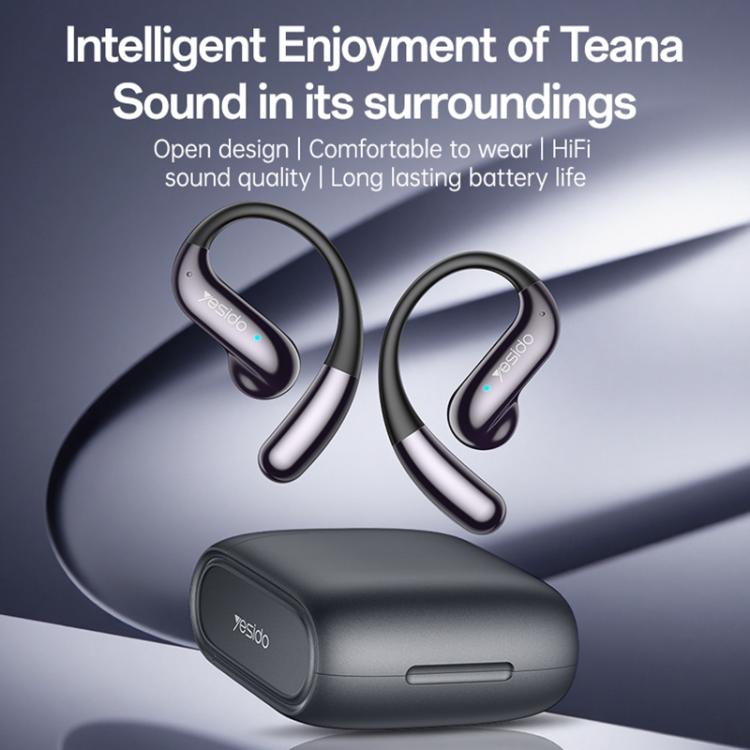 Auriculares Bluetooth abiertos OWS Yesido YSP28 ENC con cancelación de ruido y gancho para la oreja., YSP28