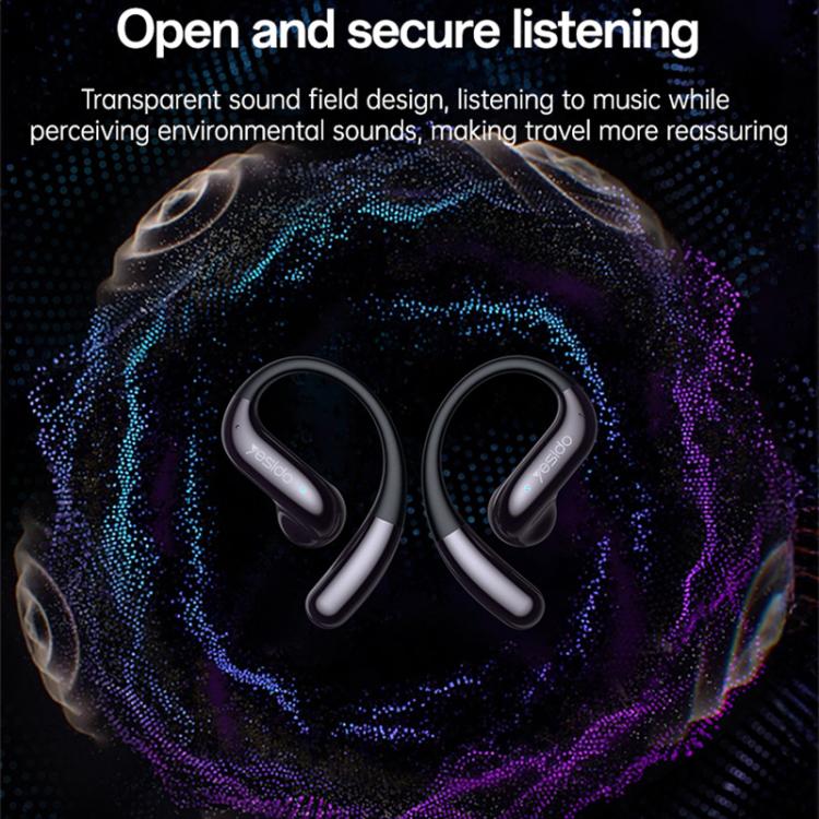 Auriculares Bluetooth abiertos OWS Yesido YSP28 ENC con cancelación de ruido y gancho para la oreja., YSP28