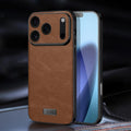 Funda para teléfono SULADA a prueba de golpes, híbrida de TPU y cuero hecha a mano, For iPhone 17 Pro Max, For iPhone 17 Pro, For iPhone 17, For iPhone Air