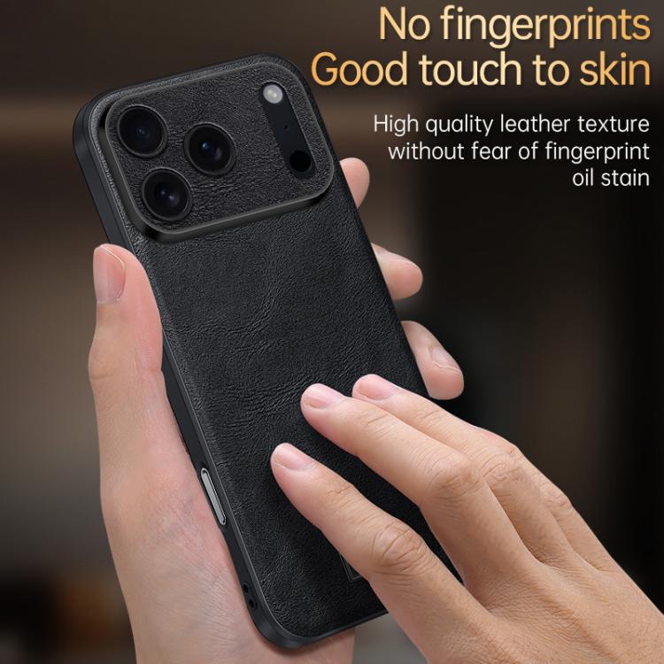 Funda para teléfono SULADA a prueba de golpes, híbrida de TPU y cuero hecha a mano, For iPhone 17 Pro Max, For iPhone 17 Pro, For iPhone 17, For iPhone Air